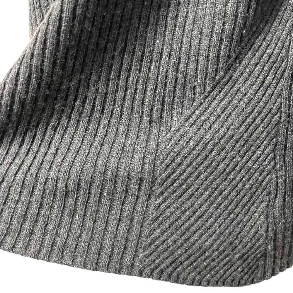 NAU Wool Blend Ribbed Sweater L - Picture 3 of 7